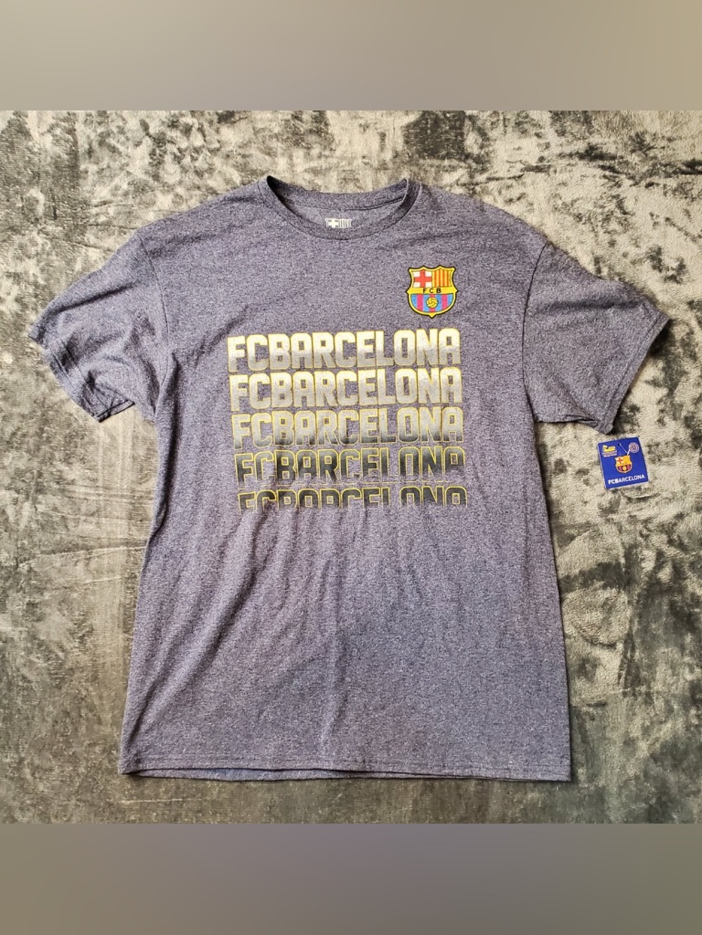 FC Barcelona heathered grey T-shirt